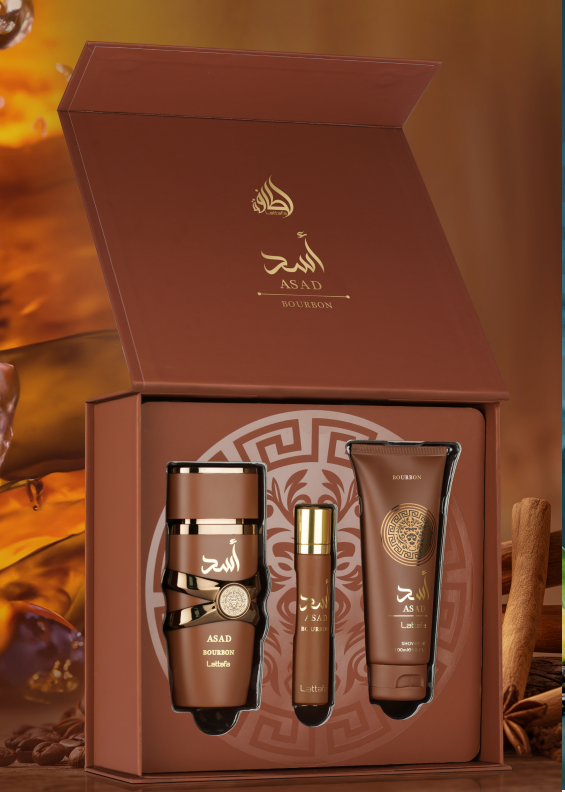 3P Giftset Asad Bourbon By Lat...